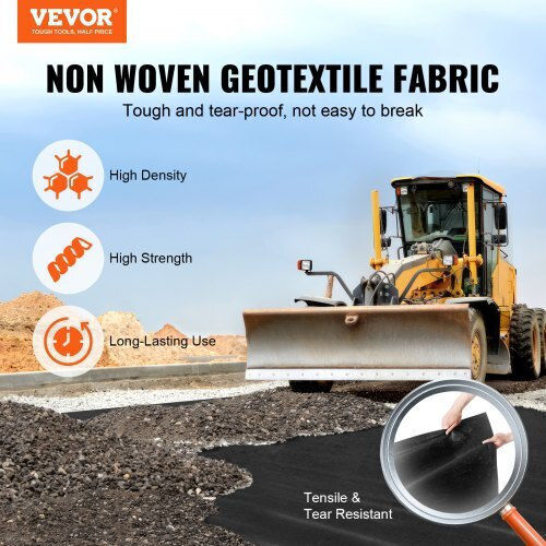 Vevor WFB10100FT808Q6FRV0 Ύφασμα Εδαφοκάλυψης 30.48x3.048m Μαύρο
