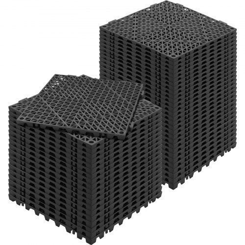 Vevor Πλακάκι για Δάπεδο Κήπου από PVC 30x30εκ. 50τμχ
