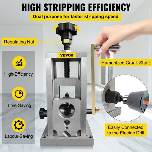 Vevor Adjustable Wire Stripper with Length 220mm Electric