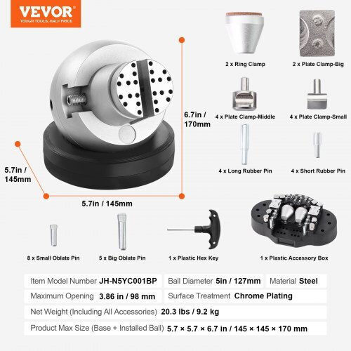Vevor Menghină Rotativă cu Deschidere Maximă 127mm