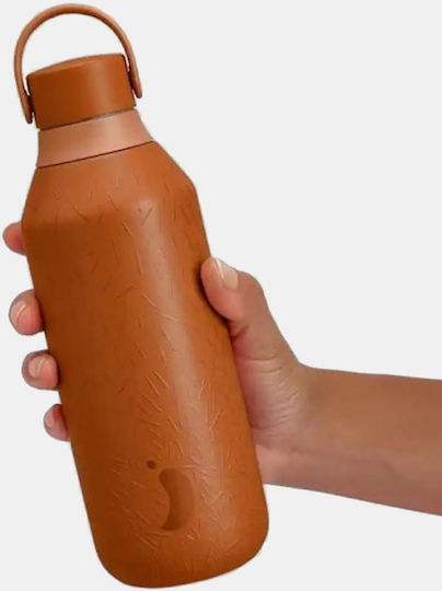 Chilly's Series 2 Elements Thermos Bottle Stainless Steel BPA Free 500ml Fire Orange