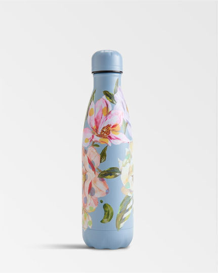 Chilly's Floral Series Bottle Thermos Stainless Steel BPA Free 500ml Floral Magnolia