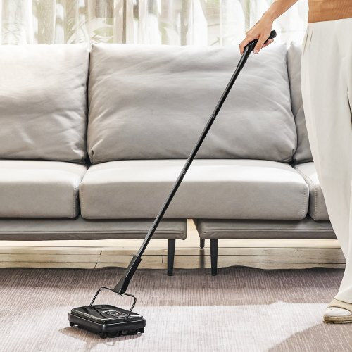 Vevor Manual Carpet Sweeper 20 cm Sweeping Width 300 ml Bin Cleans Dust & Pet Hair Gsqsqbddbdd11gaydv0