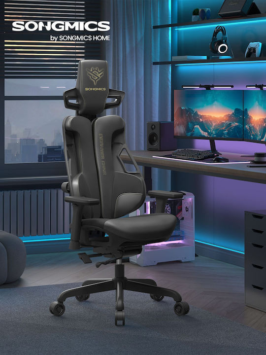 Songmics Evogamer Piele Sintetică Neagră