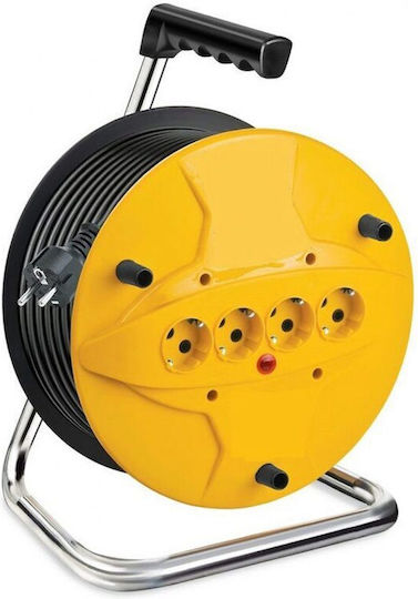 Cablu de prelungire 4 locuri cu cablu de 30m Diametru 3 x 2.5mm²