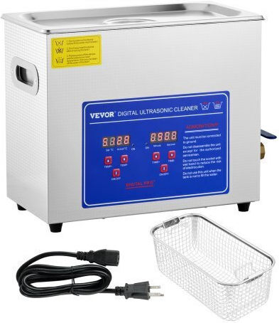 Vevor Ultrasonic Cleaner 6L Inox with Digital Timer