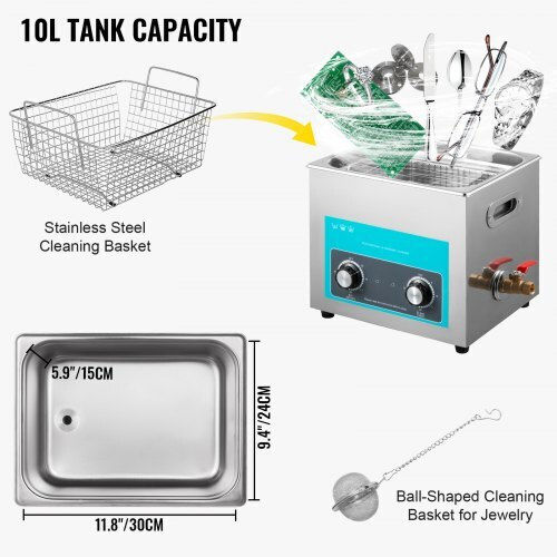 Vevor Ultrasonic Cleaner 10lt