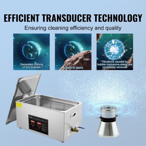 Vevor Ultraschallreiniger 22lt Edelstahl mit Digitalem Timer