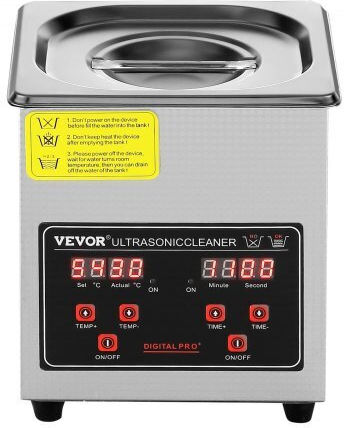 Vevor Ultrasonic Cleaner 2lt with Digital Timer