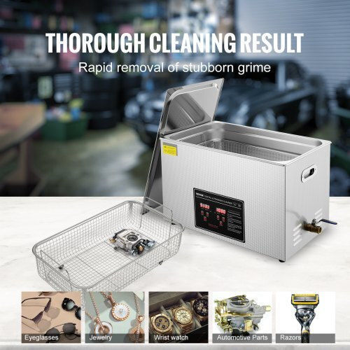 Vevor Ultraschallreiniger 30lt Edelstahl mit Digitalem Timer