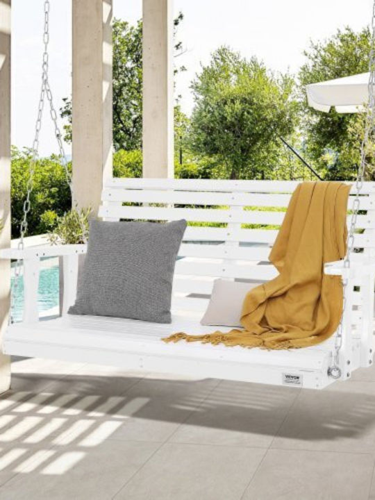 Ξύλινη Κούνια Βεράντας Vevor 4 Ft Λευκή Κούνια Κήπου Αλυσίδες Αντοχή 880 Lbs Mlqqcmk4yc0004zalv0 Ξύλινη Κούνια Βεράντας Vevor 4 Ft Λευκή Κούνια Κήπου Αλυσίδες Αντοχή 880 Lbs Mlqqcmk4yc0004zalv0