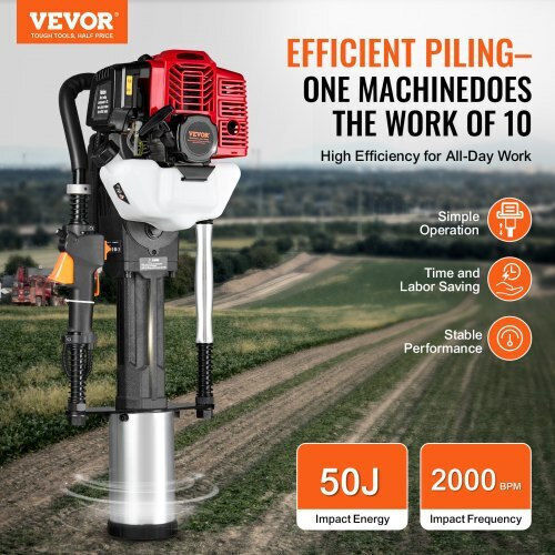 Бензинов чук за забиване на колове Vevor 52cc 2-тактов 3 глави Scsqydzjjh95obhiqv0