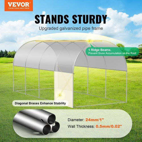 Vevor SDXWS15X7X7FF8XA0V0 Θερμοκήπιο Τούνελ