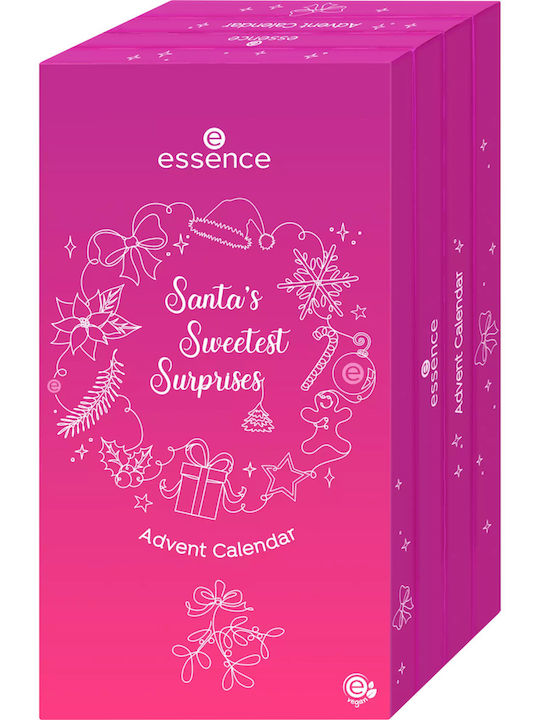 Essence Santa's Sweetest Surprises Set de machiaj Calendar Advent pentru Față, Ochi și Buze 24buc Essence Santa's Sweetest Surprises Set de machiaj Calendar Advent pentru Față, Ochi și Buze 24buc