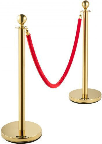 Vevor Safety Barrier Post Gold 1.5m GLZJSQTHR8JT00001V0