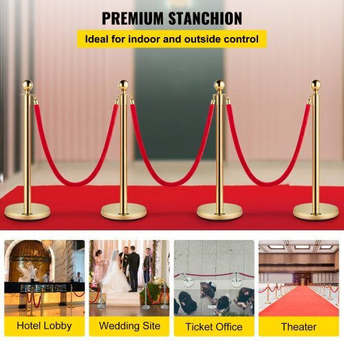 Vevor Safety Barrier Post Gold GLZJS1.5M3GHRS4JTV0