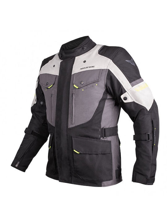 Nordcode Dust Men's Motorcycle Jacket 4 Seasons Waterproof Black/Grey