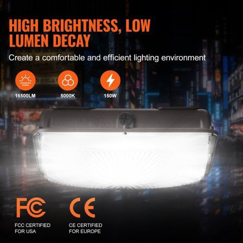 Vevor Wandmontierte Außenleuchte LED IP65 150W mit Kaltweiß Licht