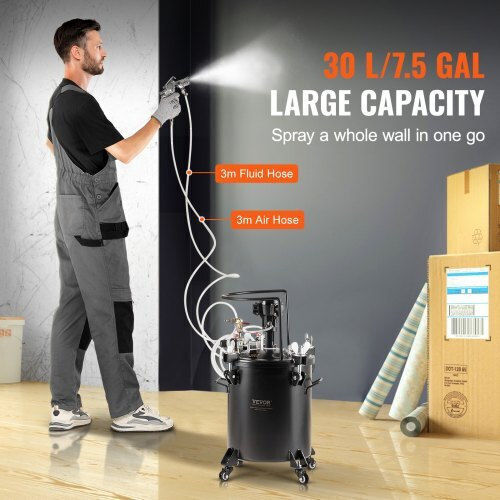 Vevor Air Spray Paint Gun Floating Tumbler 4mm