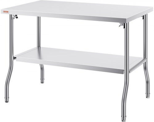 Vevor Steel Workbench L121.92xD76.2xH48cm