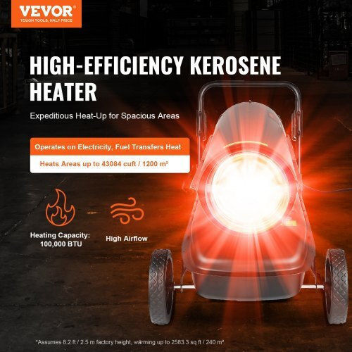 Vevor Industrial Oil Air Heater 30kW