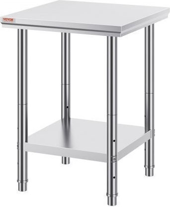 Vevor Steel Workbench L60xD60xH80cm