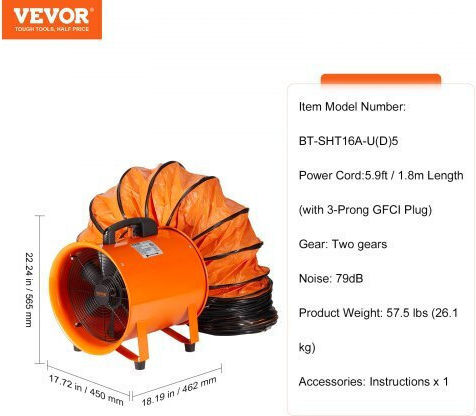 Vevor Industrial 406.4mm