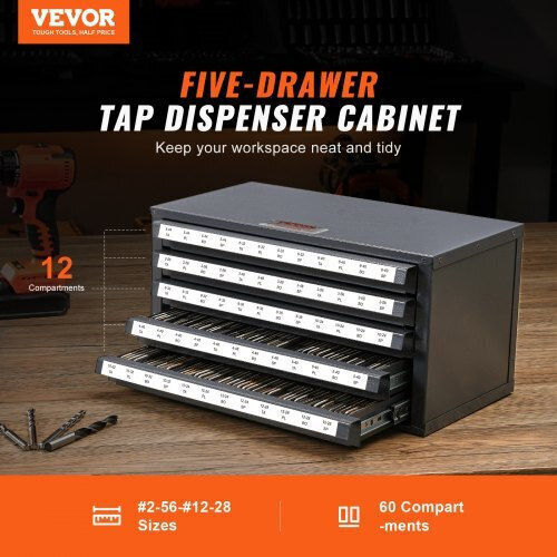 Vevor Tool Box Drawers Plastic with 60 Drawers