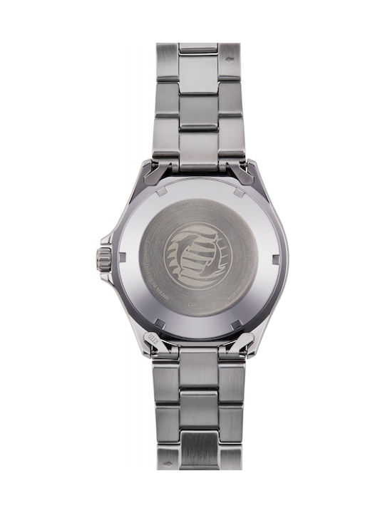 Orient Ceas Bărbați 42mm Automat Cu Brățară Din Metal Argintie