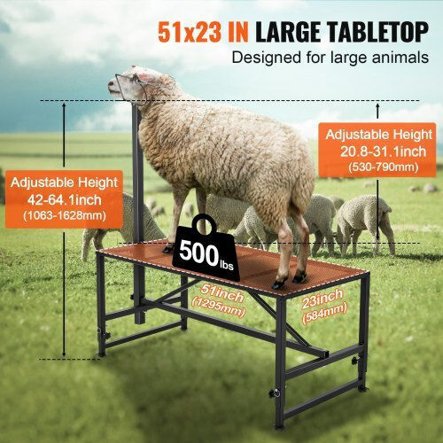 Vevor Goat Cutting Stand 51x23" Black Scxjjhsytm519zqt8v0
