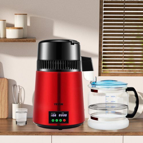 Vevor 4L 750W Red Water Distiller D1lh1lh4l220v0vtnv2