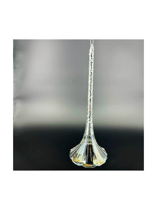 Hängender Blume Schmuck Silber