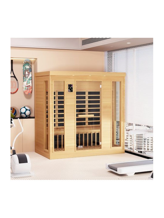 Vevor Infrarot Sauna Für 3-4 Personen Innenbereich