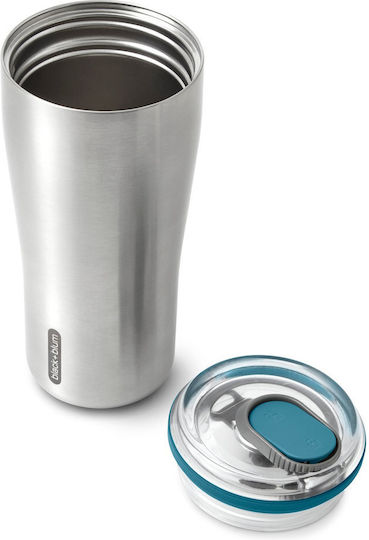 Black+Blum Ποτήρι Θερμός Ανοξείδωτο 600ml Ασημί
