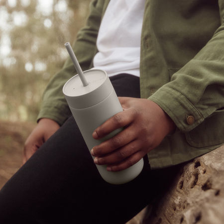 Fellow Carter Glass Thermos Stainless Steel 473ml Gray