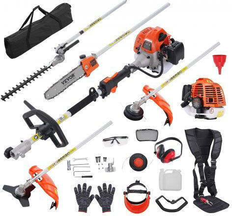 Vevor Vevor Garden Multi Tools Gasoline 2 in 1 Hedge Trimmer Attachment Extension