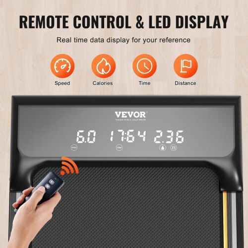 Vevor WalkingPad Ηλεκτρικός Αναδιπλούμενος Διάδρομος Γυμναστικής για Χρήστη έως 120kg