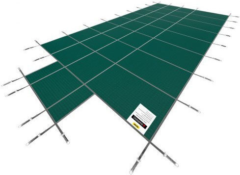 Husă de Siguranță pentru Piscină Vevor 18x36ft Piscine Rectangulare Verde Yycm18x36jzytycg1v0