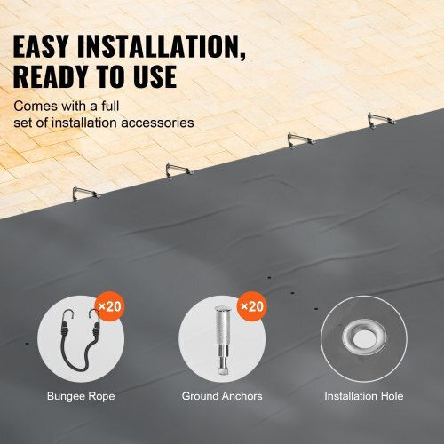 Κάλυμμα Ασφαλείας Πισίνας Vevor 13x26 Ft Χειμερινή Προστασία Yycm4x8mwyms00001v0