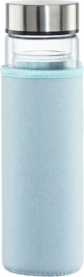 Xavax Μπουκάλι Θερμός Γυάλινο 500ml Γαλάζιο