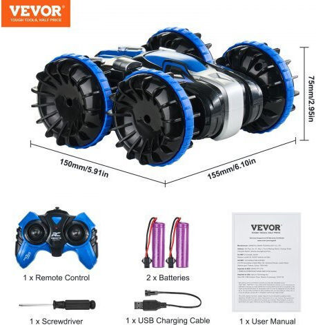 Vevor Remote Controlled Car 4WD Blue
