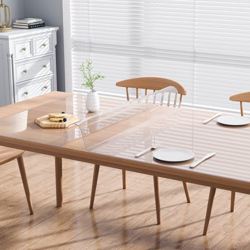 Vevor Transparent Table Protector 18" X 36" 1.5 Mm PVC Waterproof Table Cover Zfxzbyctmspvcvczav0 Vevor Transparent Table Protector 18" X 36" 1.5 Mm PVC Waterproof Table Cover Zfxzbyctmspvcvczav0