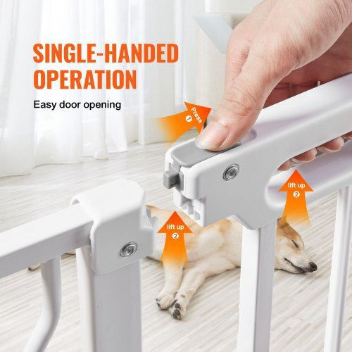 Vevor Door Dog made of Plastic in White Color 76.2 x 76.2 x 99cm