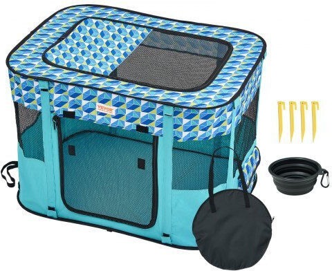 Vevor Foldable Park Dog & Cat Octagon made of Fabric 81.28 x 81.28 x 81.28cm