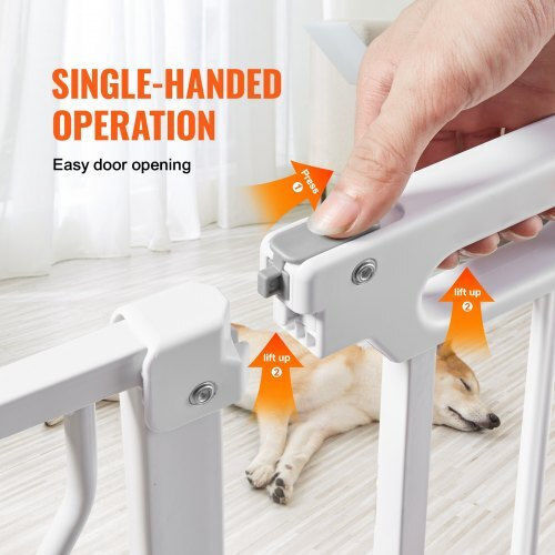Vevor Door Dog made of Plastic in White Color 76.2 x 76.2 x 76.2cm