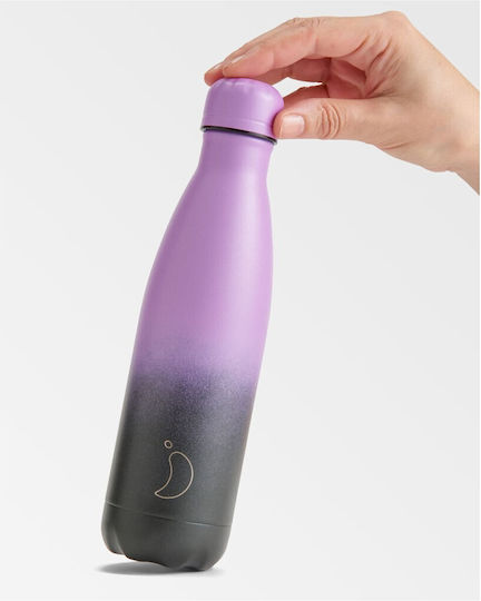 Chilly's Seria Gradient Sticlă Termos Oțel Inoxidabil Fără BPA 500ml Midnight Haze