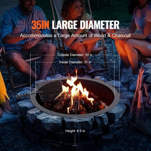 Vevor Εστία Μαγειρέματος για Camping 35x35εκ.