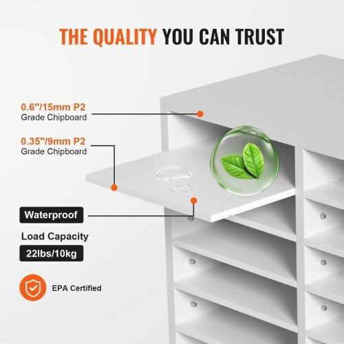 Vevor Filing Tray White 20.4x12x16.1cm