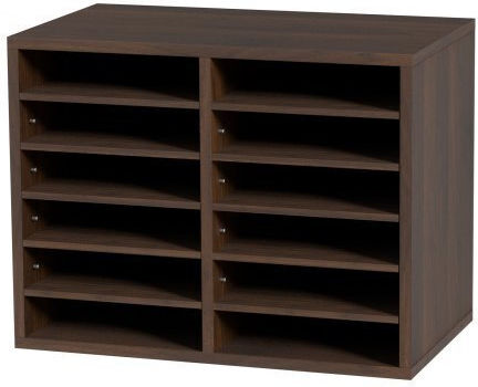 Vevor Filing Tray Brown 20.4x12x16.1cm