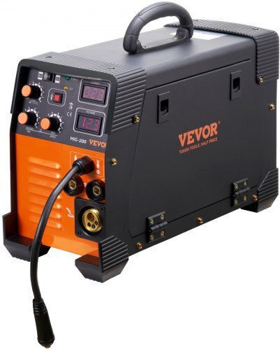Vevor Welding Machine Inverter MIG / TIG / MMA with Maximum Welding Current 200A and Duty Cycle 85%